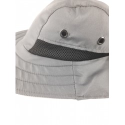 Safari Şapka , Çabuk Kuruyan UV Korumalı outdoor Şapka antrasit